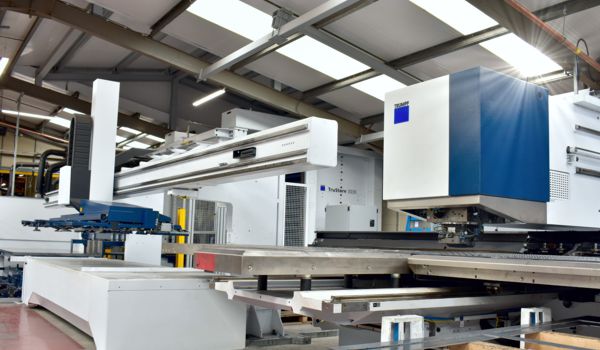 Trumpf Trupunch 5000 with TruStore tower at Hydram
